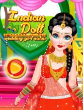 Indian Doll Wedding Girl Salon截图5