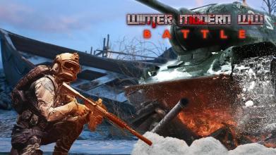 Modern World War Battle: Winter FPS Shooting Game截图1