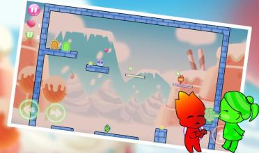 Fire boy and ice girl: Candy world Adventure截图1