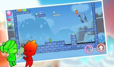 Fire boy and ice girl: Candy world Adventure截图2