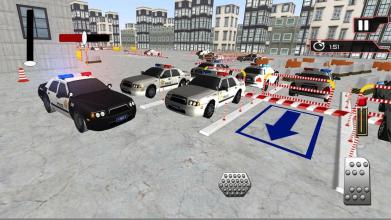 3D Highway Police Car Parking截图5