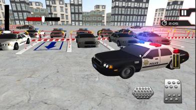 3D Highway Police Car Parking截图4