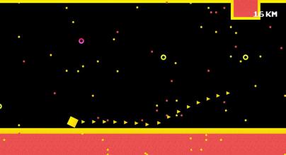 Yellow Space * Infinite Running Game截图2