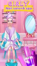 Girly Nail Salon: Mani Pedi & Nail Art Designs截图2