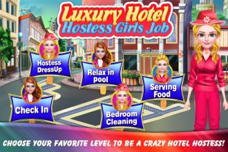 Girls Hotel Room Cleaning Hostess Game截图4