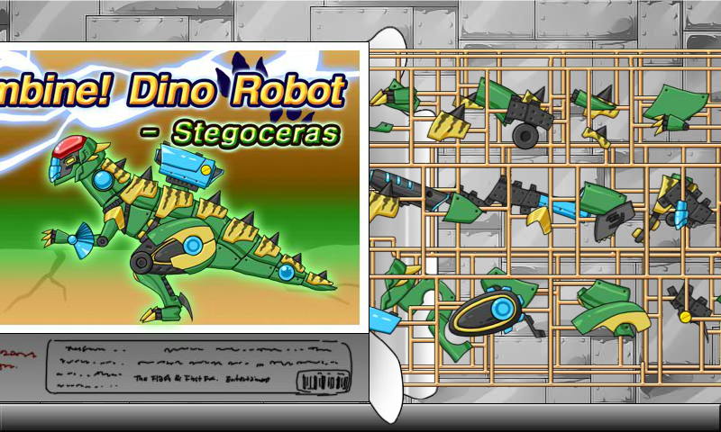 합체! 다이노 로봇 - 스테고케라스 공룡게임截图1