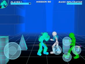 Stickman Neon Warriors Street Fighting截图4