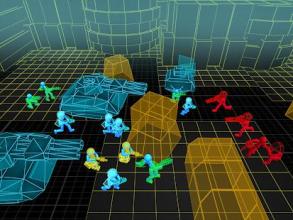 Stickman Simulator: Neon Tank Warriors截图3