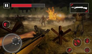 World War 2 Zombie Survival WW2 Fps Shooting Game截图3