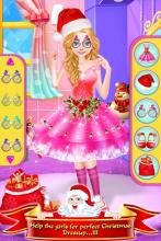 Christmas Girls Makeup & Hair Salon DressUp Games截图1