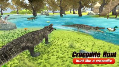 Hungry Wild Crocodile Attack Simulator截图4