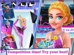 Ice Skating Ballerina: Dress up & Makeup Girl Game截图1