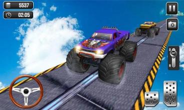 Monster Truck 3D - Impossible Stunt Truck Free截图1