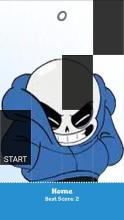 Sans Undertale Megalovania Piano Tiles截图1