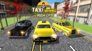 Taxi Driving in Rush City截图2