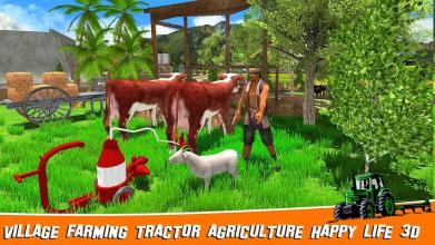 Village Farming Tractor Agriculture Happy Life 3D截图1