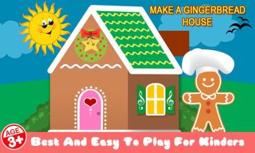 Baby Crazy Gingerbread House Maker Game截图2