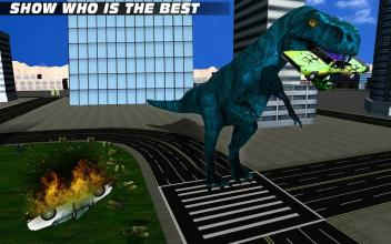 Real Dinosaur Attack City Hunting Simulator 2018截图1