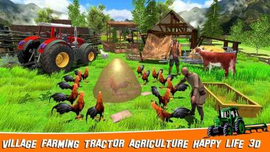 Village Farming Tractor Agriculture Happy Life 3D截图2