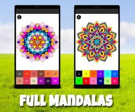 Color by Number: Mandala Pixel Art Full Images截图1