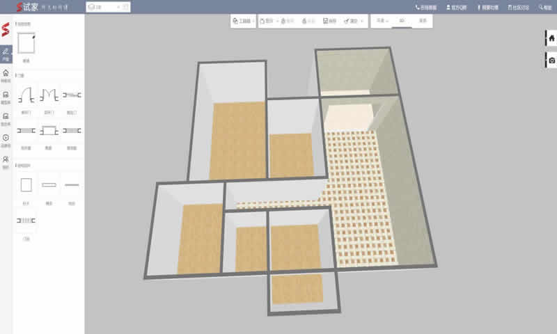 试家3D装修设计截图4