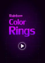 Rainbow Colour Rings - Free Puzzle Games截图2