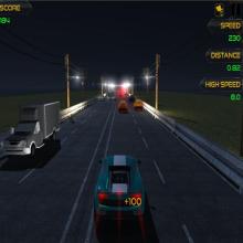 Racing in car with traffic racer截图2