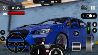 Car Traffic Subaru impreza Racer Simulator截图2