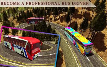 Heavy Mountain Bus Driving Games 2019截图3