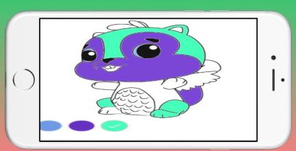 kitty queen coloring game截图2