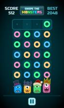 Swipe The Monsters  Idle Match 2 Color Puzzle截图3