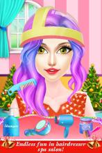 Cute Christmas Girls Hairs & Makeup Artist Salon截图3