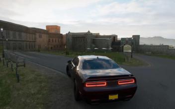 USA Dodge Drifting in City Muscle Car Simulator截图2