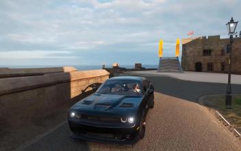 USA Dodge Drifting in City Muscle Car Simulator截图3