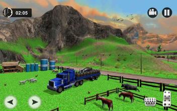 farm animal cargo transport hill climb截图1