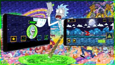 alien rick fight  morty run截图2