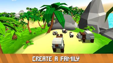 Blocky Panda Simulator  be a bamboo bear截图1