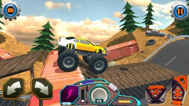 Impossible Monster Truck Stunts Game 2019截图2