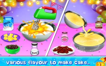 Birthday Cake Maker  Dessert cooking games截图2