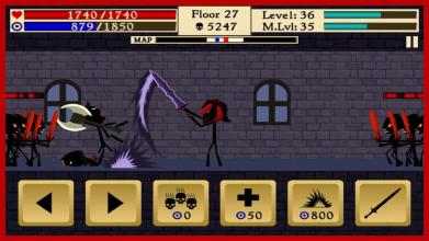 Stickman Dungeon Dark Knight截图3