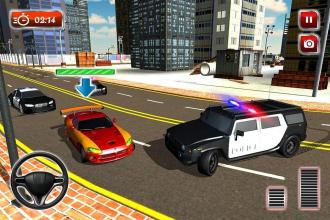 Real Police Car Chase Criminals  Car Racing Game截图2