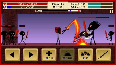 Stickman Dungeon Dark Knight截图5