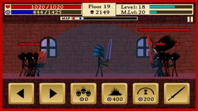 Stickman Dungeon Dark Knight截图1