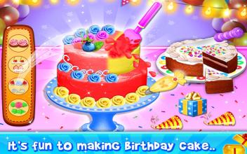 Birthday Cake Maker  Dessert cooking games截图1