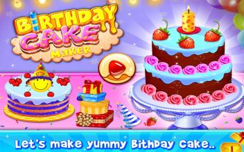 Birthday Cake Maker  Dessert cooking games截图3