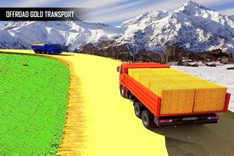 Gold Transporter Truck Driver 2019  Uphill Driver截图1