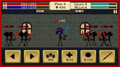 Stickman Dungeon Dark Knight截图4