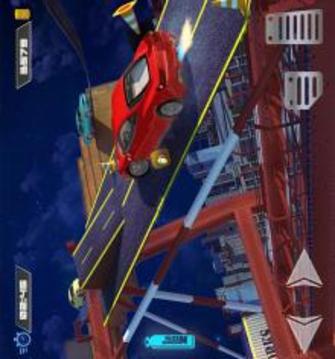 Smash Car Hit Impossible Track Stunt games 3D截图