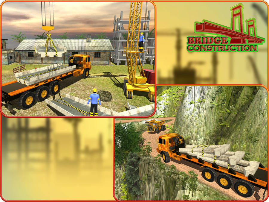 River Road Bridge Construction Crane Simulator 18截图2