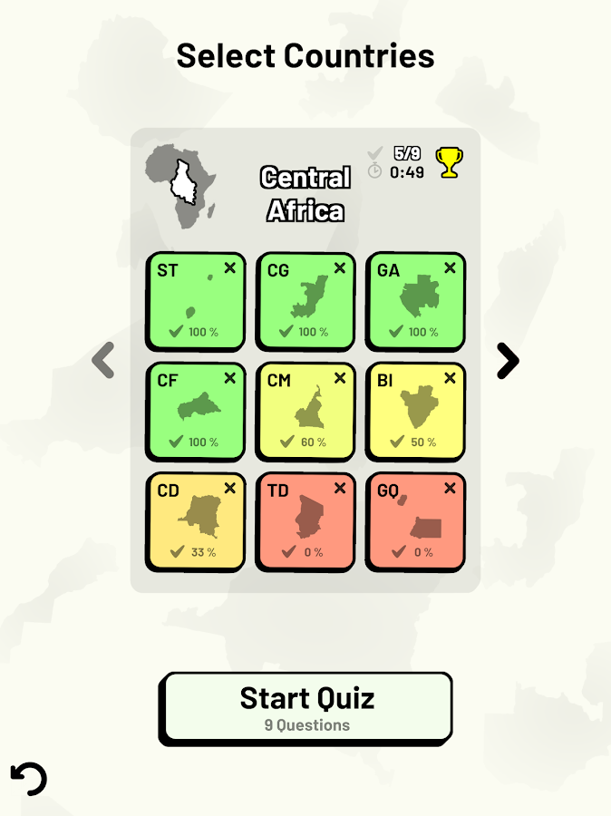 Countries of Africa Quiz截图3